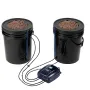 DWC Hydroponics Dyrksystem Dybvandskultur med Top Drip 2 Spande