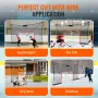 Hockey -mål Backstop Net Street Hockey Sport Target Netting