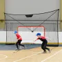 Hockey -mål Backstop Net Street Hockey Sport Target Netting