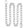 Proof Coil Chain, 5/16" x 6', 1980 lbs Safe Working Load, Zinc Plated Proof Tested Coil Chain with Two Quick Links, Galvanized C
