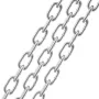 Proof Coil Chain, 5/16" x 6', 1980 lbs Safe Working Load, Zinc Plated Proof Tested Coil Chain with Two Quick Links, Galvanized C