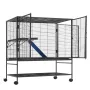 39 "Metal Small Animal Cage 2-lags rullende ilderbur med bakke