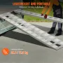 72 "x 15" aluminiumsramper 6000 lbs kapacitetsbelastning ramper