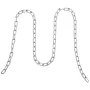 Proof Coil Chain, 3/16" x 10', 1100 lbs Safe Working Load, Zinc Plated Proof Tested Coil Chain with Two Quick Links, Galvanized 