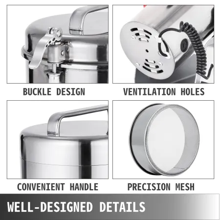 Sæt med 2 Gold Round Top -køkontrolbarriereindlæg står sikkerhedsstanchion reb divider rustfrit stål med 1,5 m rød 3