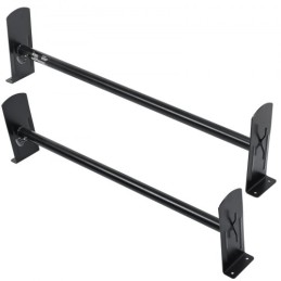 Van Roof Ladder Rack, 2 barer legeringsstål tagstativer, 227 kg kapacitet regn-gutter tagstativ, justerbar længde 910-1460 mm,