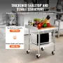 Rustfrit stål Arbejdstabel 24 "X24" Commercial Food Prep Table