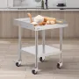 Rustfrit stål Arbejdstabel 24 "X24" Commercial Food Prep Table