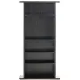 Media Storage Cabinet, 5-layer DVD Shelf Holds up to 240 CDs, Adjustable CD Shelves, Protects & Organizes Music, Movie, Video Ga