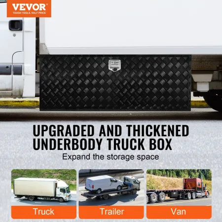 Underkrop Aluminium Truck Tool Box 60 "x 24" x 24 "trailer RV