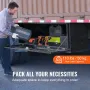 Underbody Truck Box, 60" x 24" x 24" Pickup Storage Box, Heavy Duty Aluminum Diamond Plate Tool Box with Lock and Keys, Waterpro