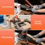 Belt Grinder Sander, 72 x 2-Inch Variable Speed Belt Polisher with VFD, 1500W 2HP Polishing Grinding Machine with 3 Grinding Mou