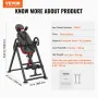 Inversion Table, 300 lbs Capacity Heavy Duty Inversion Table, Decompression Back Stretcher Machine, Strength Training Equipment 