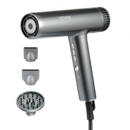 Professional Hair Dryer, 3.0 Million Negative Ions Blow Dryer, 98,000RPM High-Speed Brushless Motor, 3 Temp & 3 Speeds,