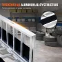 85 "X 54" Ekstra bred aluminium Foldbar rampe 1500 kg kapacitet