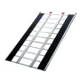 Tri-Fold Loading Ramp, 2160 x 1375 mm, Non-Slip Aluminum Trailer Ramp with Compact Design, Easy Storage, 680.4 kg Load Capacity,