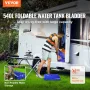 Bærbar vandopbevaringsblære 142,7 gallon 1000D PVC