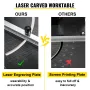 Styrofoam Cutting Machine 42cm Max. Cut Thickness Foam Cutter 127cm Max. Length Hot Wire Foam Cutter 0-90° Styrofoam Cutter Six 