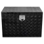 Underbody Truck Box, 48" x 24" x 24" Pickup Storage Box, Heavy Duty Aluminum Diamond Plate Tool Box with Lock and Keys, Waterpro