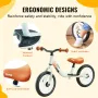 Toddler Balance Bike, 12" Lightweight Aluminum Alloy Kids Bike with Adjustable Seat & Handlebar, EVA Foam Tires, No Pedal Kids B