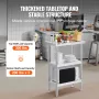 Stainless Steel Food Prep Table Commercial Kitchen Work Table 35.6x61 cm