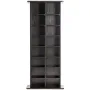 Media Storage Cabinet, 8-layer DVD Shelf Holds up to 464 CDs, Adjustable CD Shelves 16 Compartments, Protects & Organizes Music,