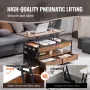 Lift Top Coffee Table, 39.4 in Rectangle Coffee Table with Extra Storage Pockets, Pop Up Coffee Table with Power Strip & USB & A