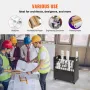 Blueprint Storage Rack, 50 Slots Mobile Blueprint Storage Cabinet, Wooden Roll File Organizer Cart for Construction Plan Map Pos