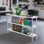 Stainless Steel Food Prep Table Commercial Kitchen Work Table 35.6x152.4 cm