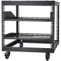 9U 4 Post Open Frame Server Rack Network kabinet 23 ''-40 ''