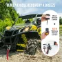 Electric Winch ATV UTV 1814.4 kg Steel Cable IP55 Waterproof Remote Control