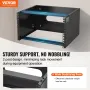 6U Wall Mount Network Rack 14 in/355.6 mm Depth Server Rack 50lbs/22.68kg 500x350x270mm