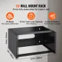 6U Wall Mount Network Rack 14 in/355.6 mm Depth Server Rack 50lbs/22.68kg 500x350x270mm