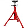 Pipe Jack Stand, Model V-hoved 1107A Hoved Høj foldet rørstativ, stål Jack Stands, 2 ton kapacitetsrørstativ, 28 tommer til