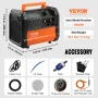 Refrigerant Recovery Machine, 1 HP Dual Cylinder Portable AC Recovery Machine with 3000rpm Brushless Motor, Freon Refrigerant Re