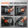 Magnetisk borepresse 1300W Lav profil Mag bor Let vægt bærbar