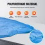 Concrete Stamps Mat, 36 x 36 in & 18 x 18 in, 4 pcs Concrete Texturing Skin Polyurethane Stamp Stone Tile Texture Mat, Slate flo