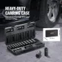 Impact Sockets Set 15 pcs 6-punkts 3/8in drev Bit Ratchet Tool