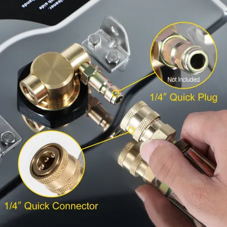 2.5 cm Air Impact Wrench, Up to 7016.37 NÂ·m Beast Reverse Torque Output Pneumatic Impact Gun w/ 20cm Extended Anvil for