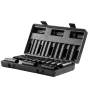 Impact Sockets Set 15 pcs 6-punkts 3/8in drev Bit Ratchet Tool