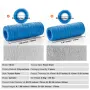 Concrete Stamps, 8-1/2 x 3 in & 7-1/2 x 2 in, Concrete Polyurethane Stamp Roller Stone Tile Texture Mat, Slate floor Imprint Sea