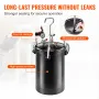 Spray Paint Pressure Pot, 15L/3.75gal Pressure Pot Tank, 60 psi Adjustale Pressure, Steel Pressure Pot Paint Tank with Spray Gun