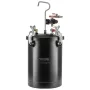 Spray Paint Pressure Pot, 15L/3.75gal Pressure Pot Tank, 60 psi Adjustale Pressure, Steel Pressure Pot Paint Tank with Spray Gun