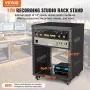 12U AV Rack Stand 226.8 kg Capacity Network Stereo Recording Studio Rack 510x460x700mm