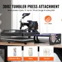 8 in 1 Heat Press Machine 38x38 cm 850.5 g Tumbler Press T-Shirts Black+Blue