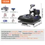 8 I 1 Heat Press Machine 15x15 i 30 oz tumbler Press T-shirts