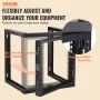 9U Wall Mount Rack 150 lbs/68,04 kg Open Frame Server Network