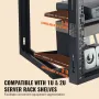 9U Wall Mount Rack 150 lbs/68,04 kg Open Frame Server Network