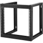 9U Wall Mount Rack 150 lbs/68,04 kg Open Frame Server Network