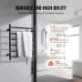 6 Bars Towel Warmer Rack, Wall Mounted Heated Towel Rack for Bathroom, IPX5 Waterpoof Towel Heater Rack with Timer & LED Display